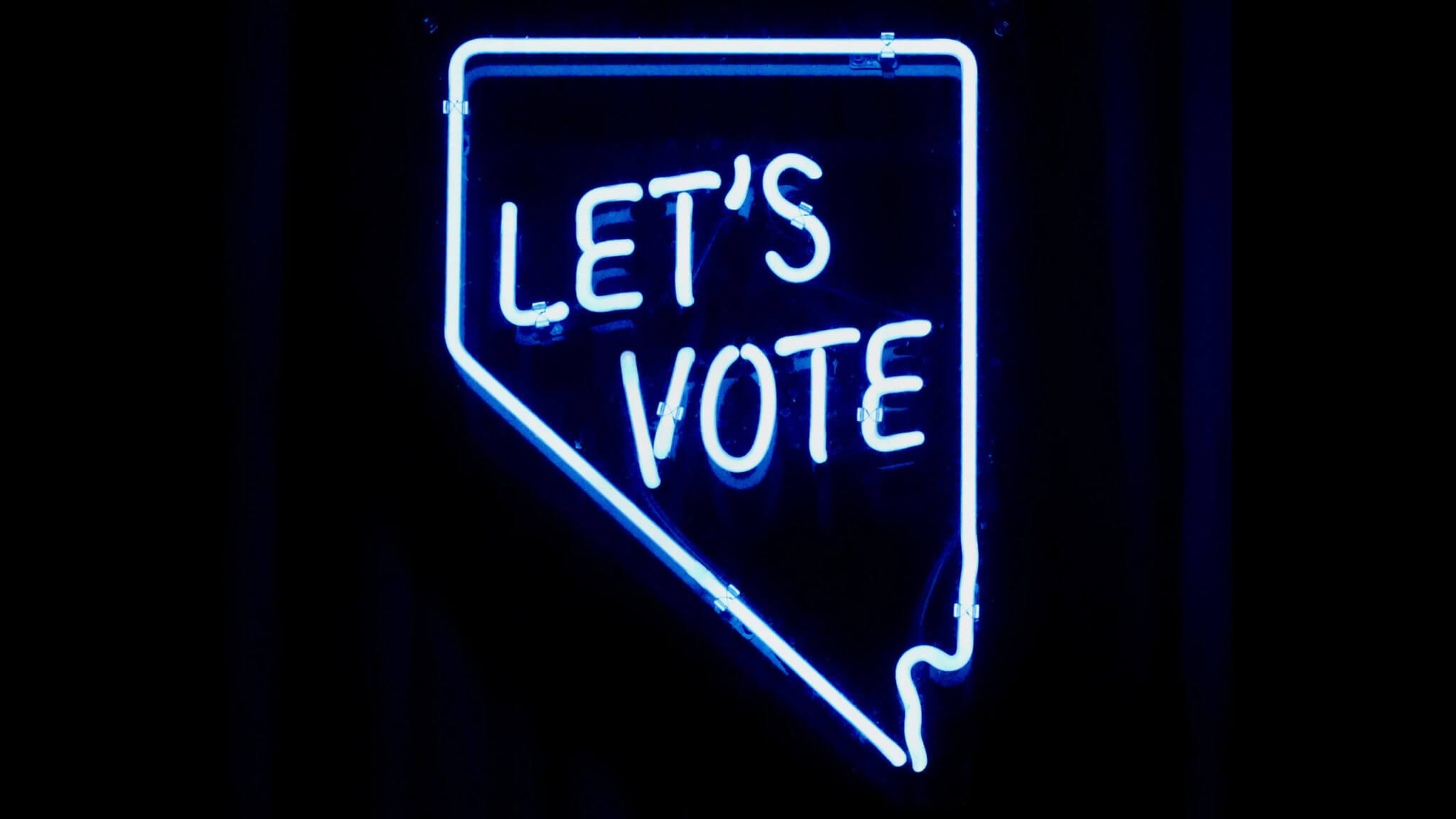 Let's Vote Sign